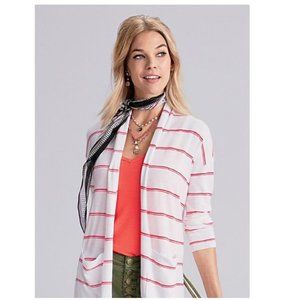 Cabi 5935 Busy Tank Geranium Spring 2021 EUC Large